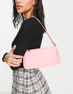 Розовая узкая сумка на плечо в стиле 90-х ASOS DESIGN-Розовый цвет