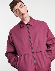 Розовая куртка Харрингтон ASOS DESIGN-Розовый
