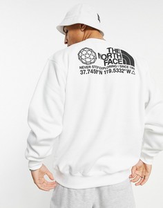 Белый свитшот с логотипом The North Face