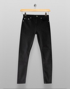 Черные джинсы супероблегающего кроя Topman-Черный цвет