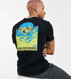 Черная футболка с принтом на спинке The North Face Back Natural Wonders эксклюзивно для ASOS-Черный цвет