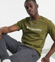 Базовая футболка цвета хаки с логотипом Columbia CSC – эксклюзивно для ASOS-Зеленый цвет