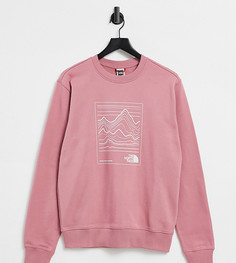 Розовый свитшот The North Face Stroke Mountain – эксклюзивно для ASOS-Розовый цвет