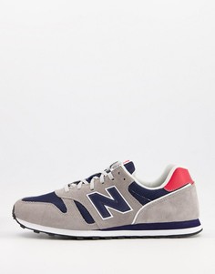 Серые кроссовки New Balance 373-Серый