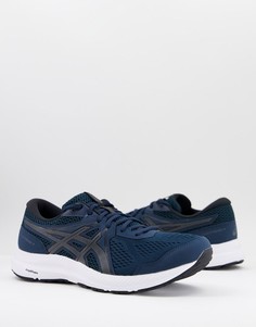Кроссовки темно-синего цвета Asics Running Gel Contend 7-Темно-синий