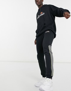 Черные джоггеры в стиле колор блок ellesse Ross-Черный цвет