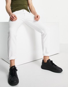 Белые зауженные джинсы River Island-Белый