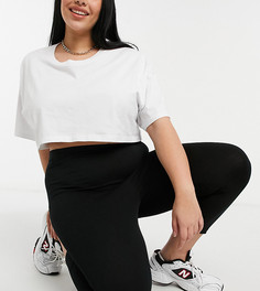 Черные леггинсы капри ASOS DESIGN-Черный цвет