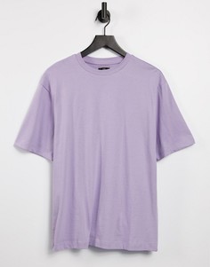 Сиреневая oversized-футболка River Island-Фиолетовый