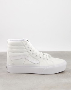 Белые кроссовки Vans Sk8-HI Platforms 2.0-Белый