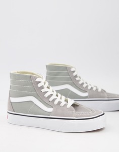 Серые кроссовки Vans Sk8-Hi Tapered-Серый