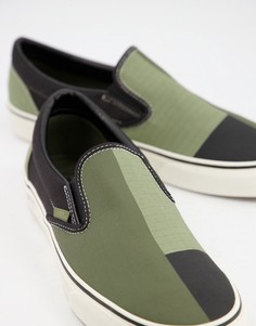 Серые кроссовки Vans Сlassic Slip-On 66 Supply-Серый