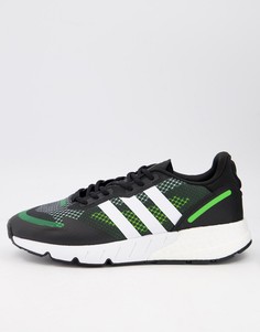 Черные кроссовки adidas Originals ZX 1K Boost-Черный цвет