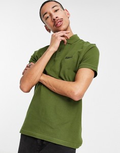 Зеленое поло Barbour International Essential-Зеленый цвет