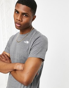 Серая футболка с логотипом слева The North Face Foundation-Серый