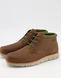 Светло-коричневые кожаные ботинки чукка Barbour Nelson-Коричневый цвет