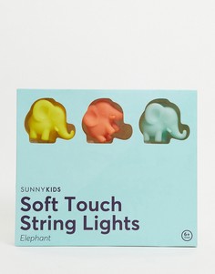 Гирлянда с лампочками в виде слонов Sunnylife-Многоцветный