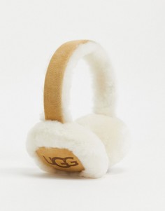 Bluetooth-наушники песочного цвета из овчины UGG-Бежевый