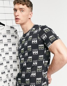 Черная футболка с принтом логотипа Puma x Helly Hansen-Черный цвет
