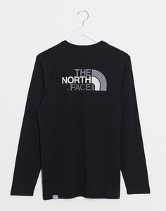 Черная футболка с длинными рукавами The North Face-Черный цвет