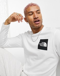 Белый лонгслив The North Face Fine
