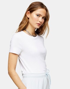 Белая футболка Topshop-Белый