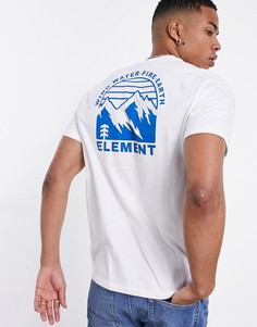 Белая футболка Element Foxwood-Белый