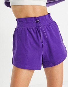 Фиолетовые шорты с поясом со шнурком Chelsea Peers Lounge-Фиолетовый цвет