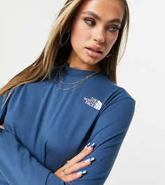 Темно-синий укороченный лонгслив The North Face Nekku – эксклюзивно для ASOS