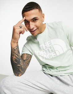 Футболка мятного цвета The North Face Standard-Зеленый цвет