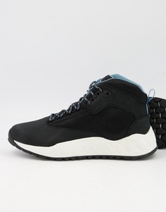 Черные ботинки средней высоты Timberland Solar Wave-Черный цвет