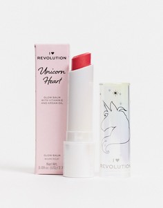 Бальзам для губ I Heart Revolution - Unicorn Heart Glow Balm (Adventure)-Красный