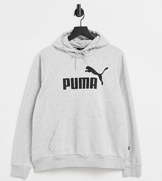 Серый худи PUMA Plus Essentials
