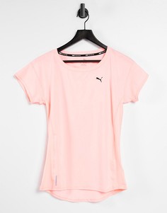 Персиковая футболка Puma Training Favourite-Розовый цвет