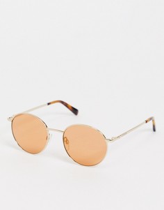 Солнцезащитные очки с круглыми стеклами Love Moschino-Оранжевый цвет