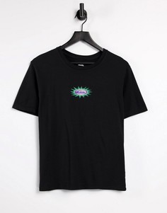 Черная футболка Quiksilver Polar Summer-Черный цвет