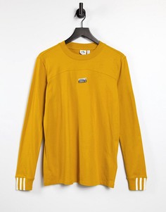 Желтый лонгслив adidas Originals