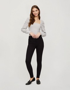Черные зауженные джинсы Miss Selfridge-Черный цвет