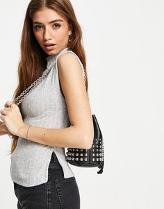 Майка в рубчик Free People Babetown-Серый