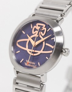 Часы с логотипом на циферблате Vivienne Westwood Clerkenwell-Серебристый