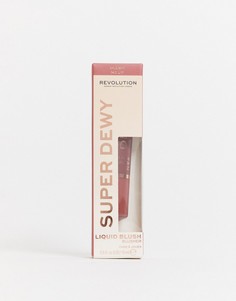 Жидкие румяна Revolution Superdewy – Blush Me Up-Розовый