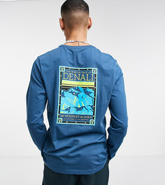 Синий лонгслив The North Face Faces эксклюзивно для ASOS-Голубой