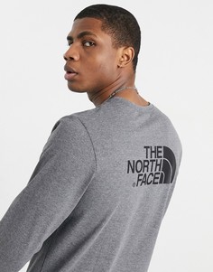 Серый лонгслив The North Face