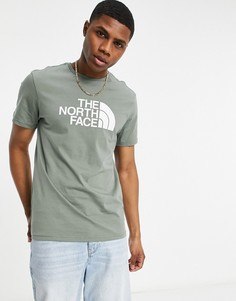 Зеленая футболка The North Face-Зеленый цвет