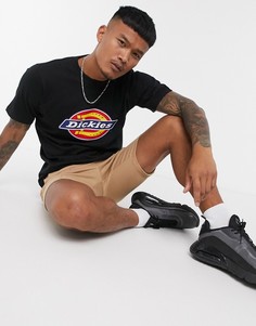 Черная футболка с фирменным логотипом в виде подковы Dickies-Черный цвет