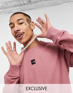 Розовый свитшот с логотипом в центре The North Face – эксклюзивно для ASOS-Розовый цвет