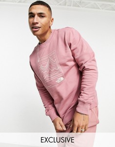 Розовый свитшот The North Face Stroke Mountain – эксклюзивно для ASOS-Розовый цвет