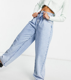 Выбеленные светлые джинсы с широкими штанинами в винтажном стиле 97-го года Reclaimed Vintage Inspired-Голубой