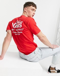 Красная футболка с короткими рукавами Vans Holder St Classic-Красный