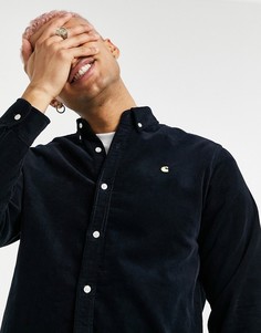 Темно-синяя вельветовая рубашка Carhartt WIP Madison-Темно-синий